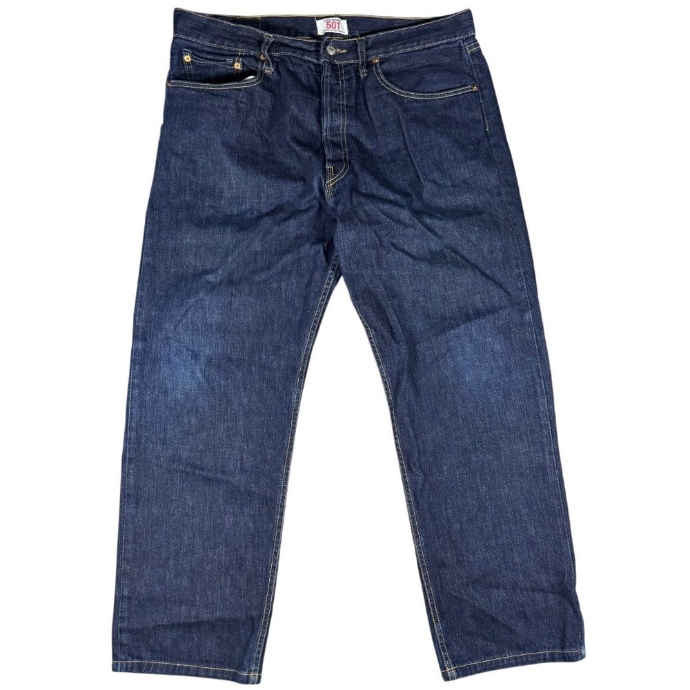 Vintage Levi's 501xx Jeans Button Fly Dark Wash Demin‎ 38x30 Made in USA Y2K